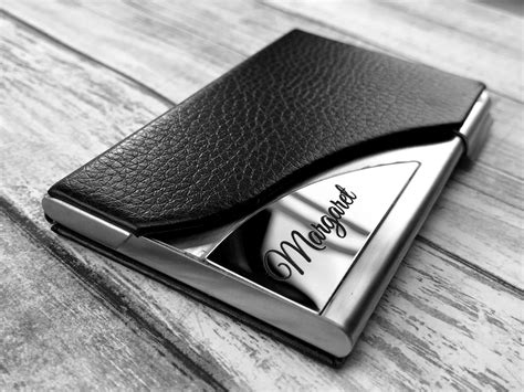 personalised card holder for men